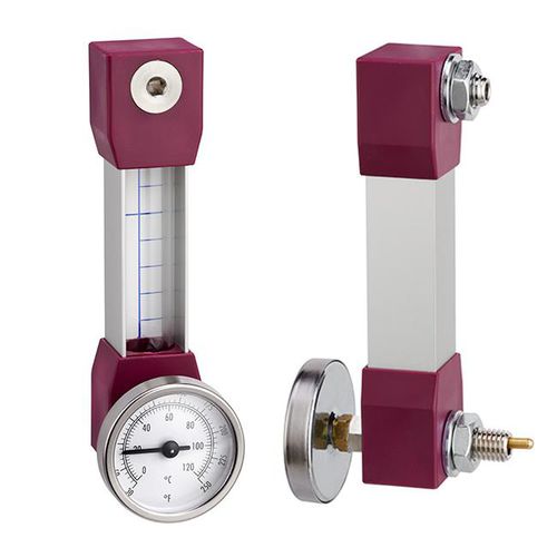 Indicador de nível de líquidos - LV/TS  - Fratelli Giacomello - visual / para tanque / com sensor de temperatura