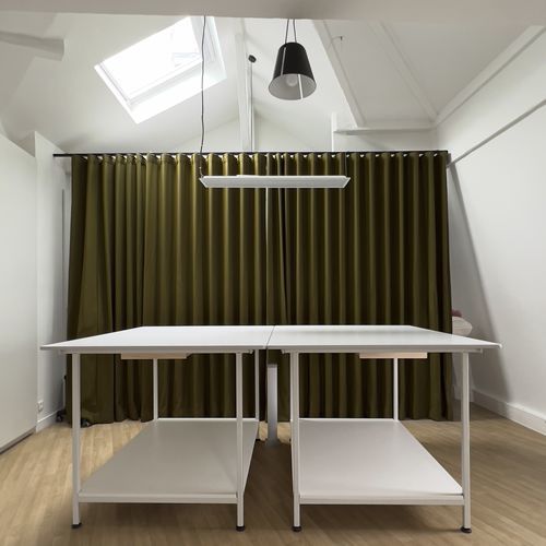 Mesa de corte para tecidos - SODIFA ESCA - com capa removível / com gavetas