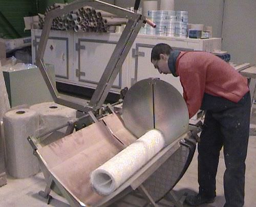 Máquina de corte a laser de fibra - SODIFA ESCA - para fibra de vidro / de rolos / com controle manual