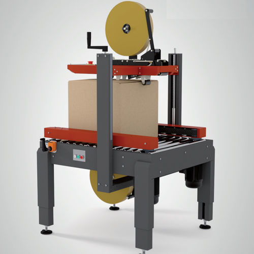 Máquina fechadora de caixas de duas abas - 15 series - DNC - fita adesiva / semiautomática / fita gomada