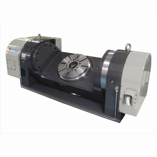Mesa rotativa indexadora acionada por motor - URH Series - UCAM - inclinável / basculante / CNC