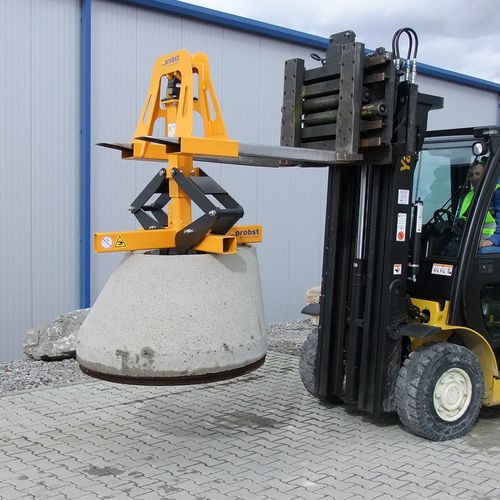 Garra de elevação para tubulações em concreto - KIG series - Probst GmbH - vertical / mecânica / preensão interna
