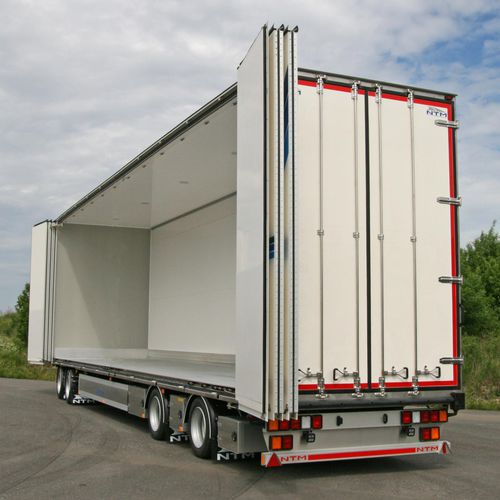 Carreta porta-contêiner - eNRGy - NTM - NÄRPES TRÄ & METALL - para mercadorias / com 2 eixos