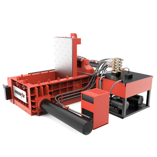 Prensa enfardadeira para sucata - AMB-L series - ENERPAT AMERICA - para aparas metálicas / para latas / horizontal