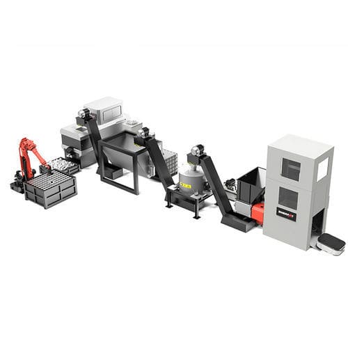 Briquetadeira de aparas metálicas - Recycling Solution - metal chips - ENERPAT AMERICA - automática