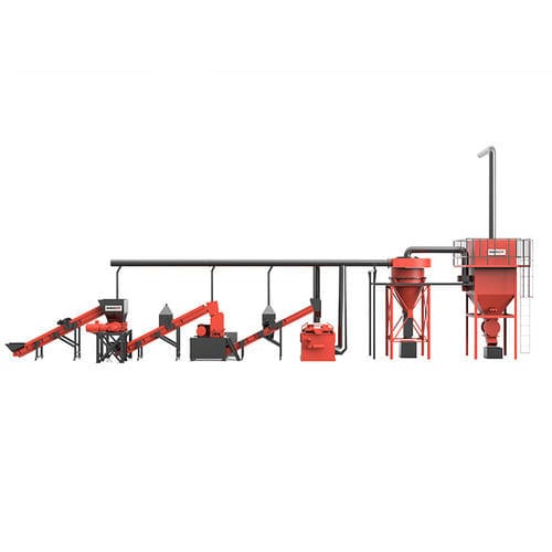 Linha de reciclagem de metais - ERS series - ENERPAT AMERICA - para separação de metais / por trituração / para linha de processo