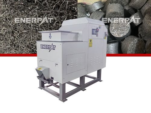 Briquetadeira de aparas metálicas - BM-570 - ENERPAT AMERICA - de cavacos / para briquetes cilíndricos / hidráulica