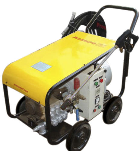 Bomba de pistão - PressureJet Systems Pvt. Ltd. - para água quente / com motor de combustão / industrial