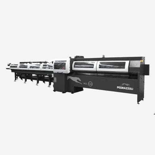 Linha de corte com faca rotativa - MCL 120 - PEDRAZZOLI - rotativa / para metais / de tubos