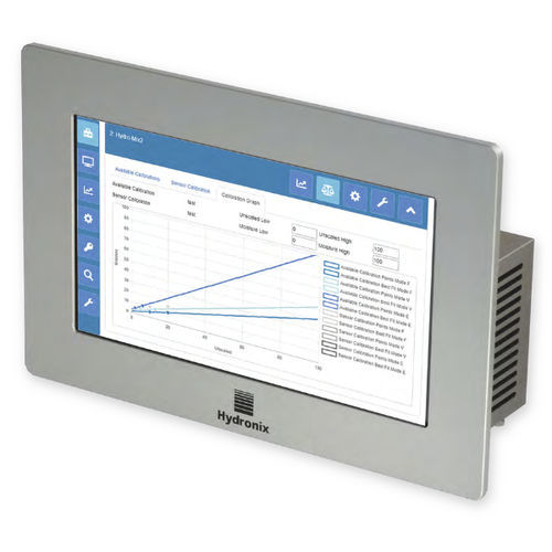 Monitor LCD - Hydro-View V - Hydronix - com tela sensível ao toque / para visualização / 10,1"