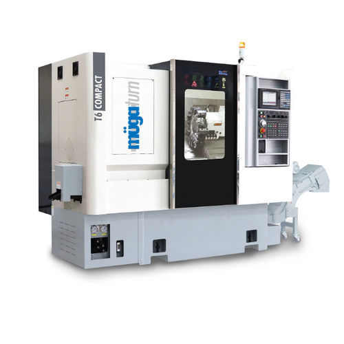Torno CNC - T6 - Müga Werkzeugmaschinen GmbH - 12 ferramentas / para peças longas / de alta precisão
