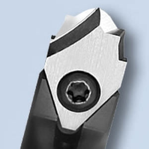 Broca com pastilhas de corte - PWP - Schwanog Siegfried Güntert GmbH - multiusos / de metal duro / com 1 gume