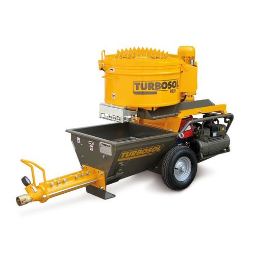 Máquina de projeção para reboco - POLI T - TURBOSOL PRODUZIONE SRL - de parafuso / elétrica