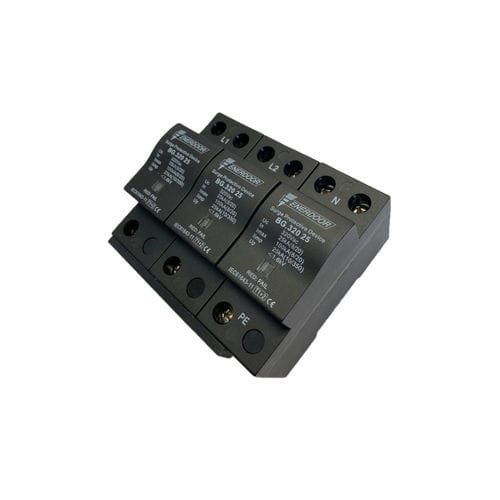 Dispositivo de proteção contra surtos classe I - BG (G) 25 - ENERDOOR - classe II / para trilho DIN
