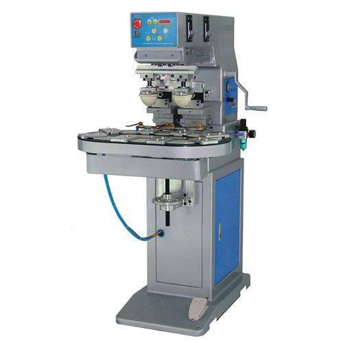 Máquina tampográfica de tinteiro fechado - S2-250C/8T - LC Printing Machine Factory Limited - semiautomática / de 2 cores / para a indústria de brinquedos