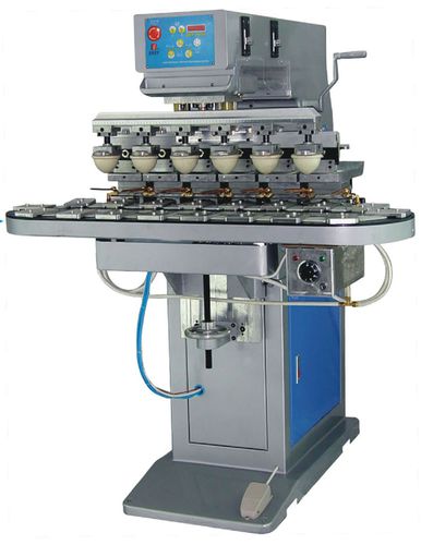 Máquina tampográfica de tinteiro fechado - M6-250C/18T - LC Printing Machine Factory Limited - rotativa