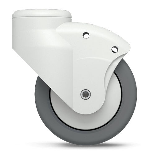 Rodízio giratório - MONO - TENTE ® - com espiga / com placa de fixação / com freio