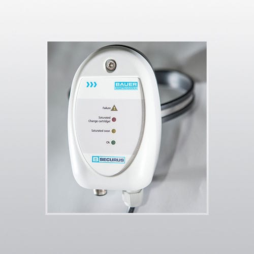 Sistema de controle de monitoramento - B-SECURUS - BAUER KOMPRESSOREN GmbH - de umidade / de concentração / para filtros