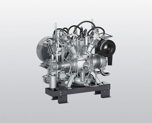 Amplificador de pressão de pistão - GIB series - BAUER KOMPRESSOREN GmbH - de gás / de nitrogênio / de ar comprimido