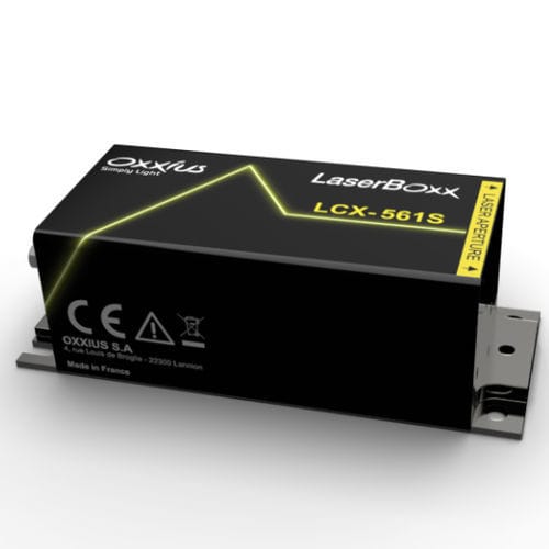 Laser de modo longitudinal - LCX-561S - Oxxius - CW / de estado sólido / amarela