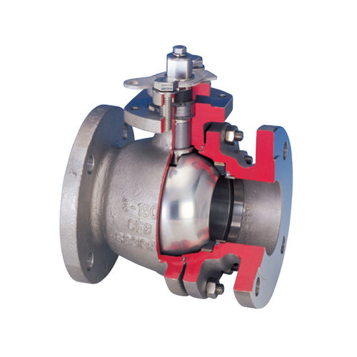 Válvula de esfera flutuante - Hi-Temp - Pentair Valves & Controls - para óleo combustível / 2 peças / com camisa