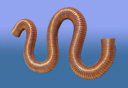 Duto de ventilação flexível - UAS FUGA COPPER PIPES - UNVEREN Co.Inc. - redondo / em cobre / para ventilação