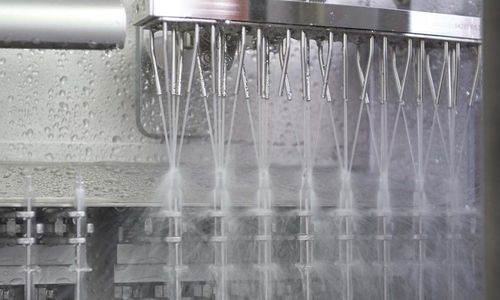 Máquina de limpeza de água - SWS Series - Bausch + Ströbel Maschinenfabrik Ilshofen GmbH+Co. KG - com solvente / por aspersão / para a indústria farmacêutica
