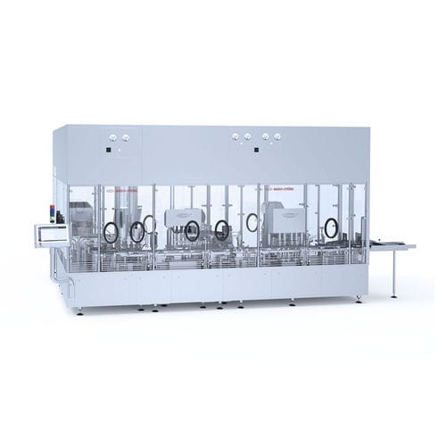 Máquina de encher e fechar para garrafas de plástico - FVK 50400 - Bausch + Ströbel Maschinenfabrik Ilshofen GmbH+Co. KG - para o setor farmacêutico