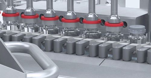 Máquina de encher e fechar de garrafas - LBC 40606 - Bausch + Ströbel Maschinenfabrik Ilshofen GmbH+Co. KG - para o setor farmacêutico