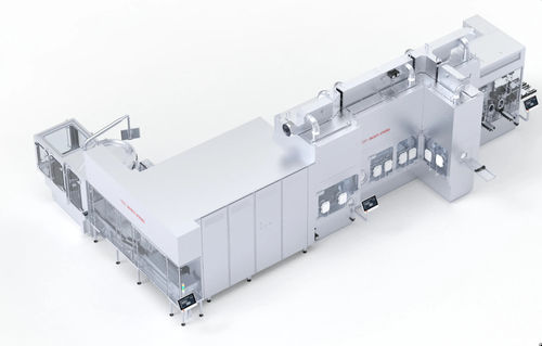 Máquina de limpeza com projeção de água - ARM series - Bausch + Ströbel Maschinenfabrik Ilshofen GmbH+Co. KG - automática / para a indústria farmacêutica / para garrafas