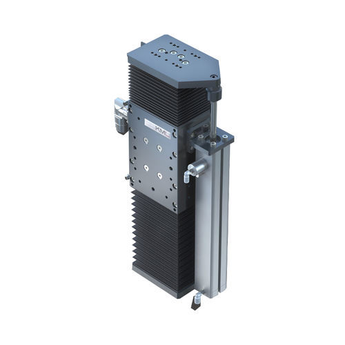 Mesa de coordenadas vertical - LMS V series - KML Linear Motion Technology GmbH - motorizada / de um eixo / compacta