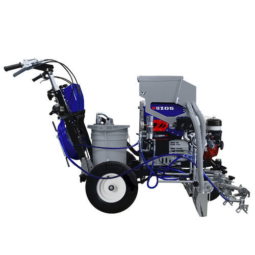 Máquina de demarcação viária - PROSTRIPE 300 - VEZOS - hidráulica / com 2 pistolas / com operador a pé