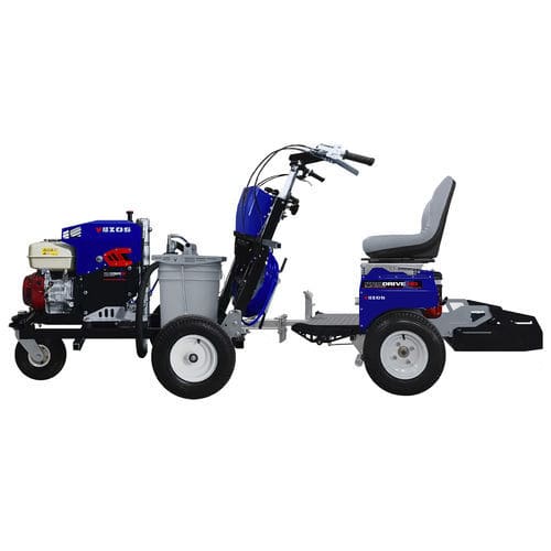 Máquina de demarcação hidráulica - PROSTRIPE 300 WB PRODRIVE - VEZOS - autopropelida / com operador a pé