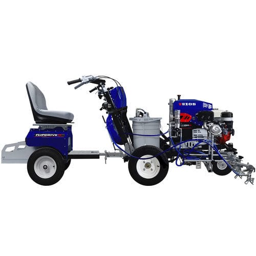 Máquina de demarcação viária - PROSTRIPE 300 SP FLIPDRIVE - VEZOS - hidráulica / autopropelida
