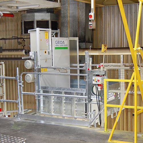 Monta-cargas de pinhão e cremalheira - 1200 ZM P - GEDA GmbH - para componentes mecânicos
