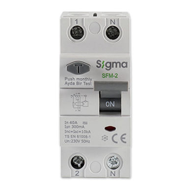 Interruptor diferencial residual 4 polos - SIGMA ELEKTRIK - 2 polos