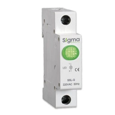 Indicador luminoso de LED - SIGMA ELEKTRIK - em trilho DIN / CA/CC