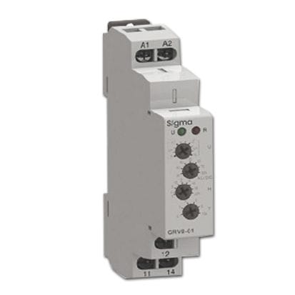 Relé de controle de fase - SIGMA ELEKTRIK - para trilho DIN / temporizador / modular