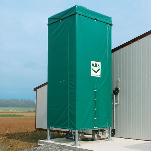 Silo flexível - A.B.S. Silo- und Förderanlagen - para serviço exterior / com revestimento de PVC / para o setor agrícola
