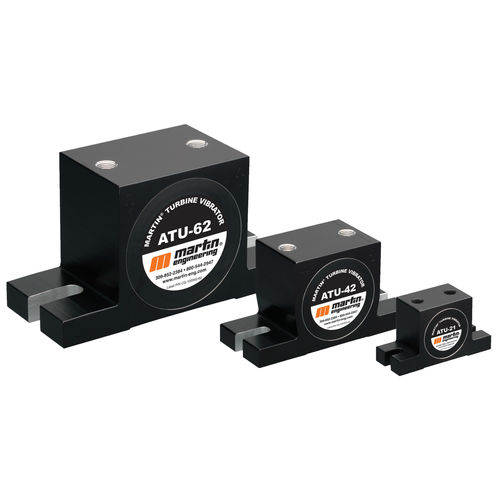Motovibrador pneumático - ATU series - Martin Engineering - com turbina / para vários produtos