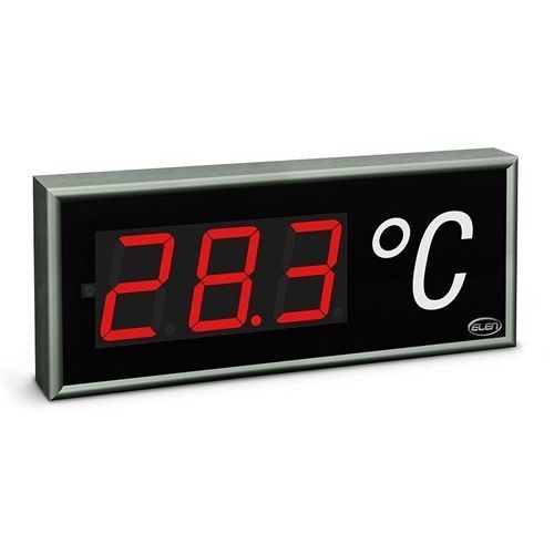 Indicador de temperatura ambiente - CDN 100/3 T RG L20 230AC 1WIRE - ELEN, s.r.o. - de 7 segmentos / com display LED / de parede