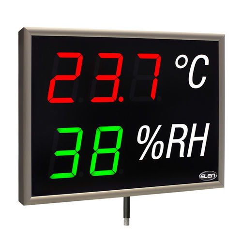 Display de LED - NDA 100/3-2 THS RG L20 230AC LAN - ELEN, s.r.o. - em cores / de 7 segmentos / para medição de temperatura