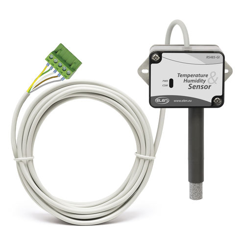 Sensor de umidade e temperatura do ar - ELEN, s.r.o. - relativa / de parede / RS-485
