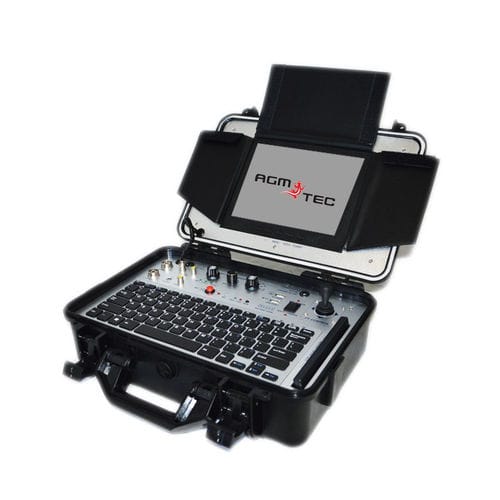 Câmera para inspeção de encanamentos - TUBICAM XL 360 HD  - AGM  TEC - Caméra d'inspection - de emissão óptica por centelhamento / multi-espectral / rotativa