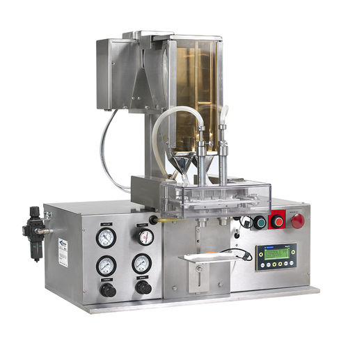 Envasadora manual - PF2 series - Cozzoli Machine Company - de garrafas / para produtos em pó / para a indústria farmacêutica