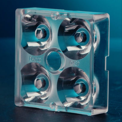 Matriz de lentes outro formato - NACTUS 2x2 - KHATOD OPTOELECTRONIC S.r.l. - em material plástico / para óptica / para LED