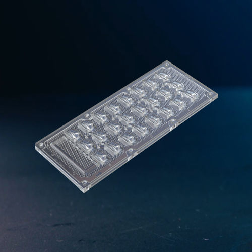 Matriz de lentes em material plástico - VIA 3x8 - KHATOD OPTOELECTRONIC S.r.l. - para óptica / para LED