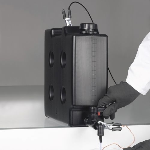 Bidão em HDPE - 0435 series - Bürkle - retangular / compacto / antiestático