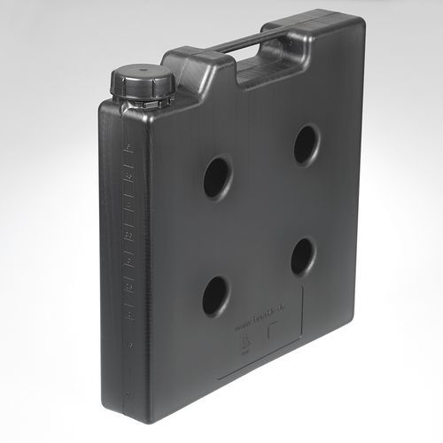 Bidão em HDPE - 0435-1055 - Bürkle - retangular / compacto / antiestático