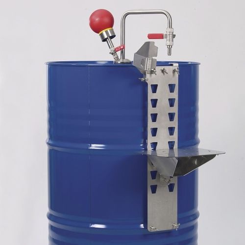Suporte de tambores - 5618-0200 - Bürkle - para garrafas / para dispositivo de medição / em aço inoxidável